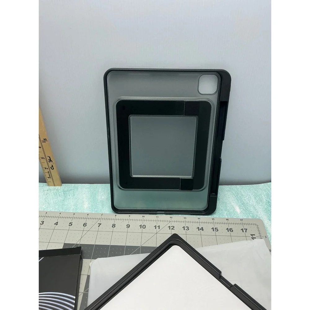 TORRAS Ostand K1 Guardian Case for iPad Pro‎ 11 inch 2024 2025 Black M2NH25